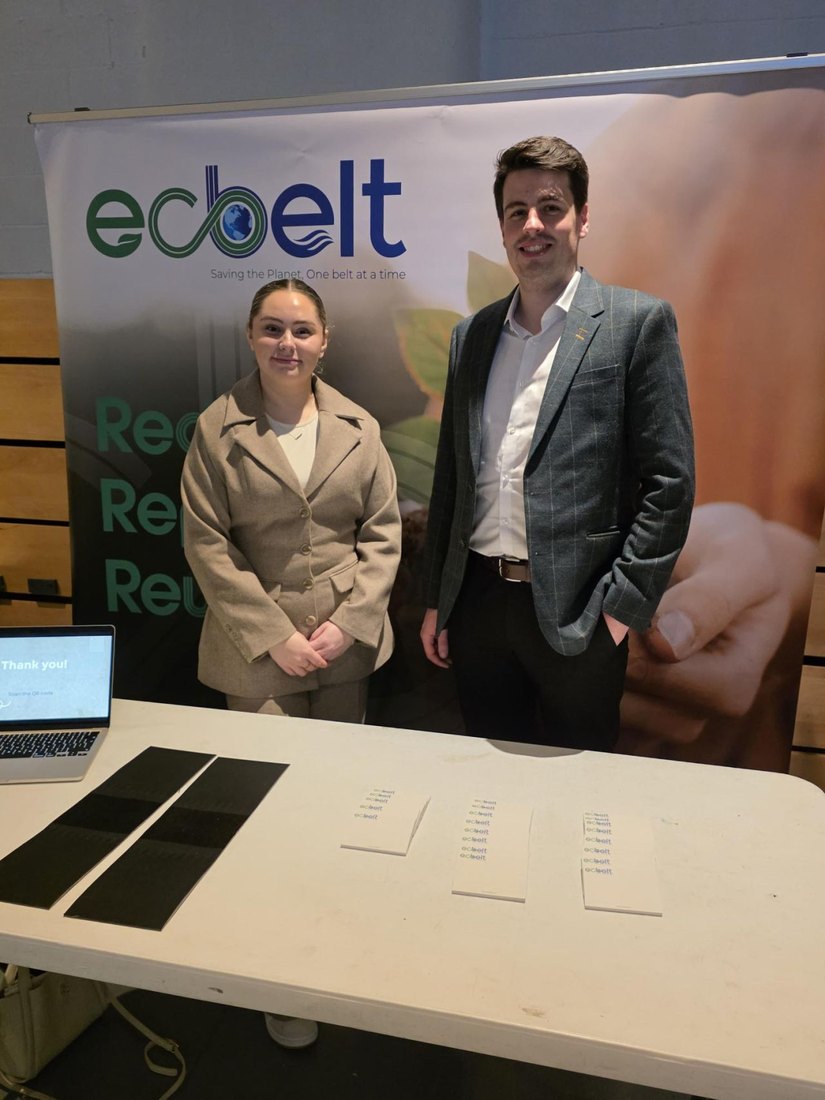 The Ecobelt stand at the Tameside Means Business Net Zero Festival