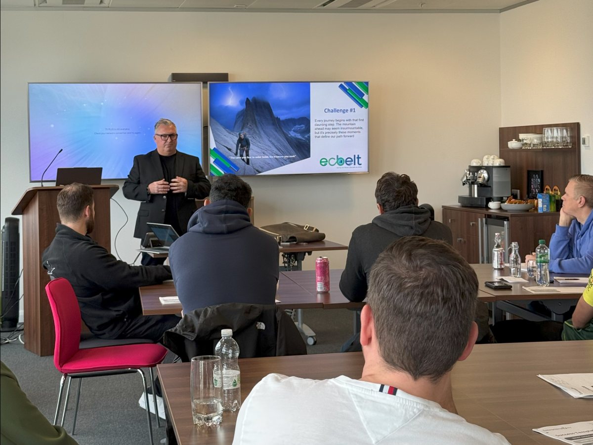 David Waite presenting at the Spark to Scale event, hosted by Marks & Clerk