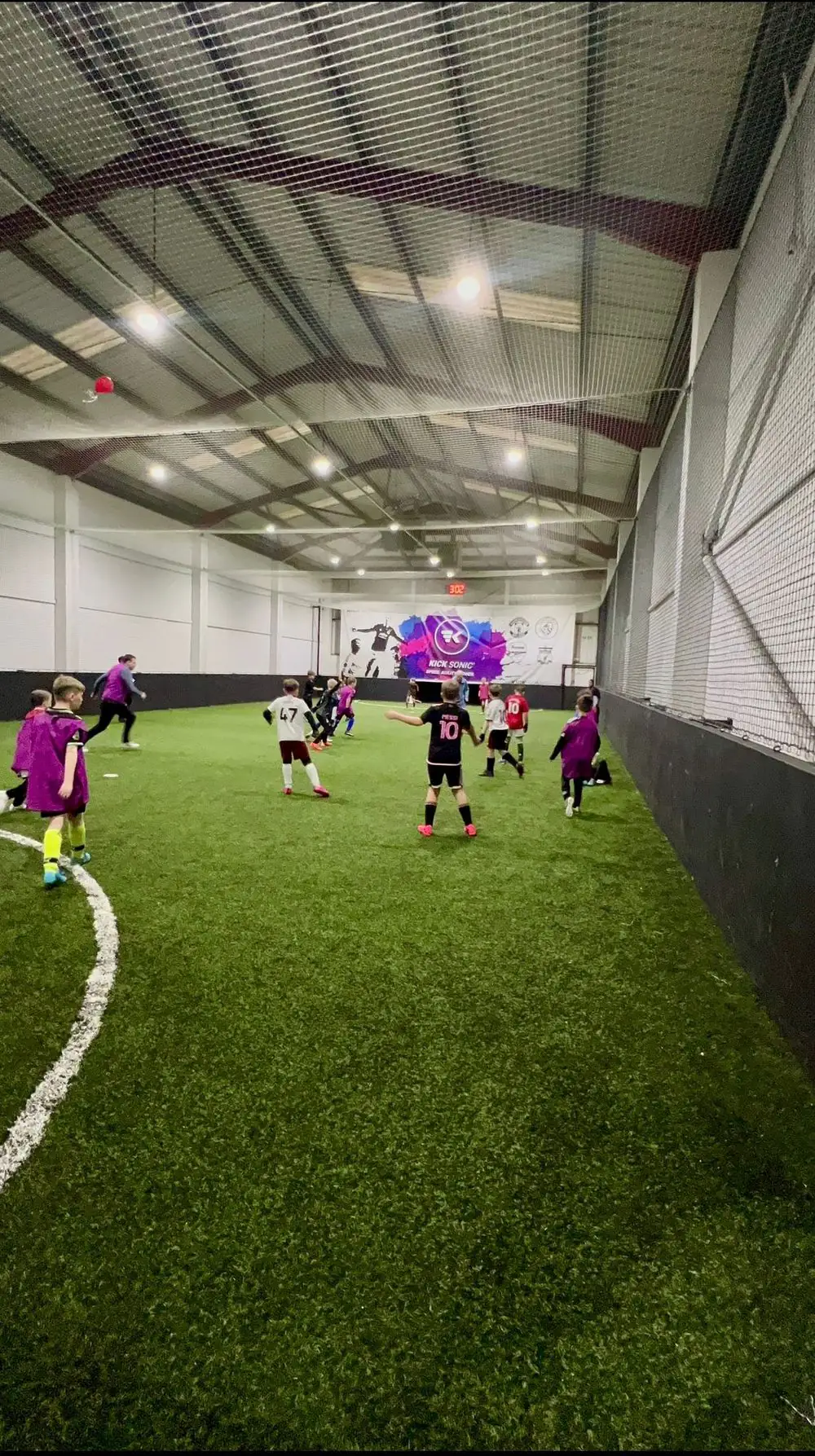 Indoor football at the Christmas party